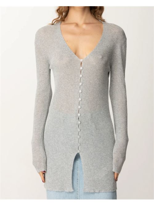Cardigan lungo in lurex Manila Grace MANILA GRACE | M440VX-MA155